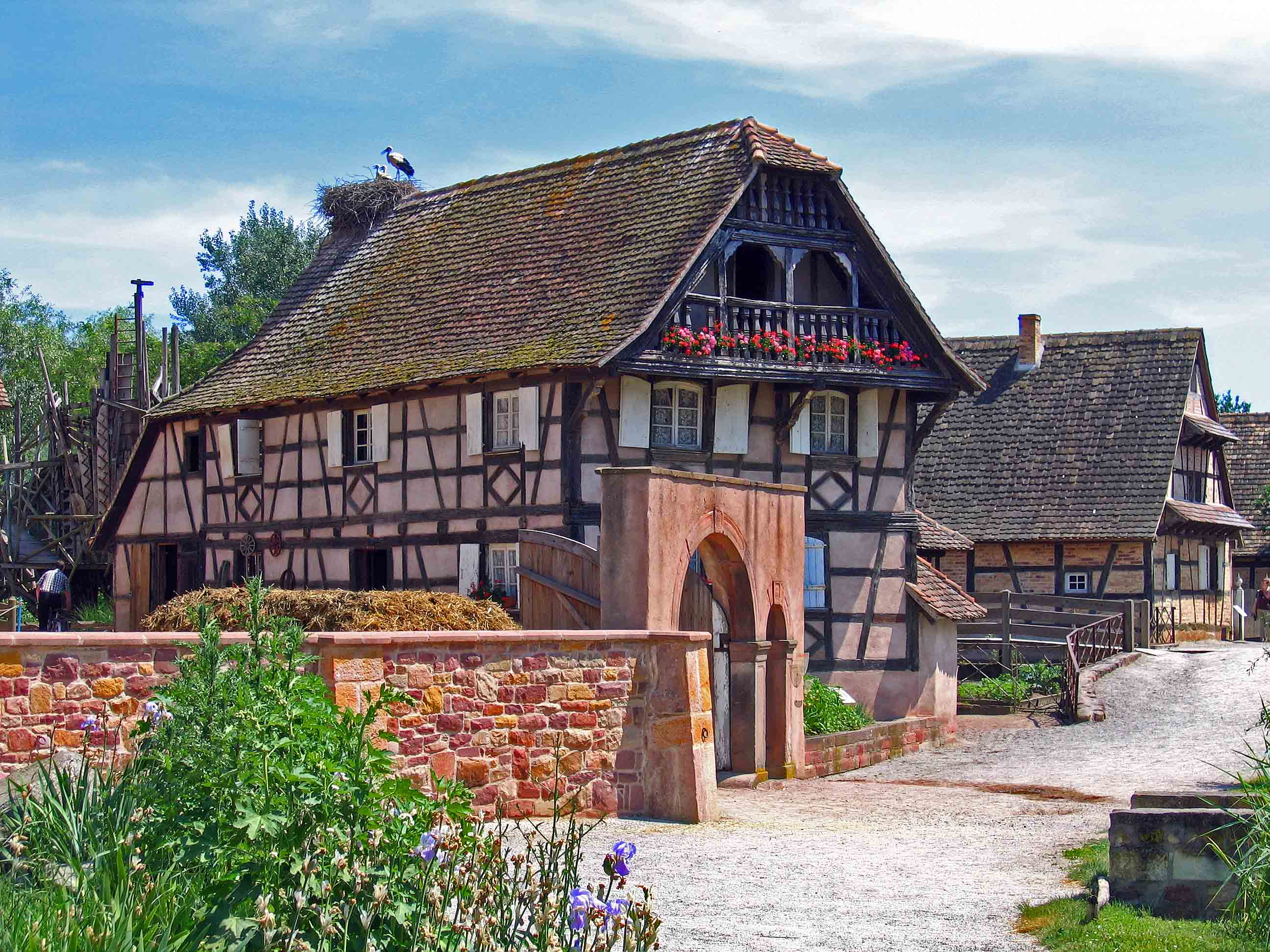 Architecture alsacienne - Ecomusée d’Alsace France ( J.P Daniel )