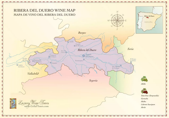 西班牙葡萄酒產區(qū)